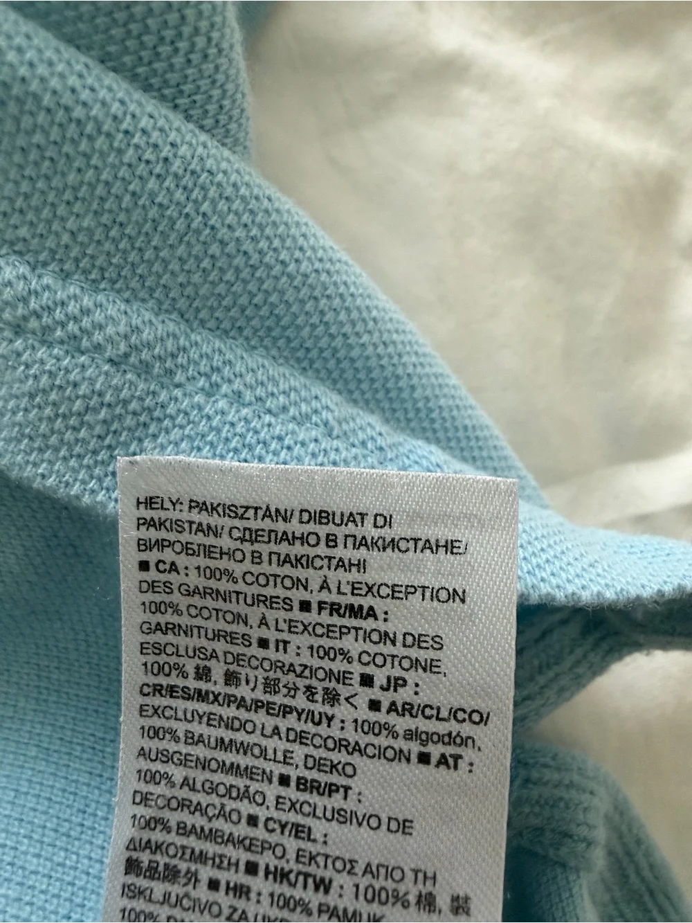 GAP Light Blue Long Sleeve Polo Top for Kids